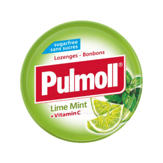 PULMOLL Καραμέλες Γλυκολέμονο - Μέντα & Βιταμίνη C για το Βήχα, τον Πονόλαιμο, την Τόνωση Ανοσοποιητικού - Χωρίς Ζάχαρη 45gr