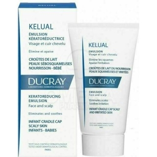 DUCRAY Kelual Emulsion για τη Νινίδα του Πρόσωπου και Τριχωτού της Κεφαλής 50ml
