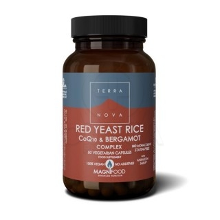 TERRANOVA Red Yeast Rice, Co-Q-10 & Bergamot Complex 50caps