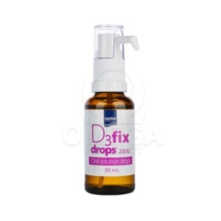 INTERMED D3 Fix Drops 200IU Πόσιμο Διάλυμα D3 σε Σταγόνες, 30ml