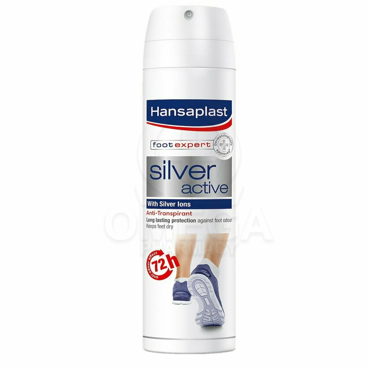 HANSAPLAST Foot Expert Silver Active Αποσμητικό Ποδιών σε Spray 150ml