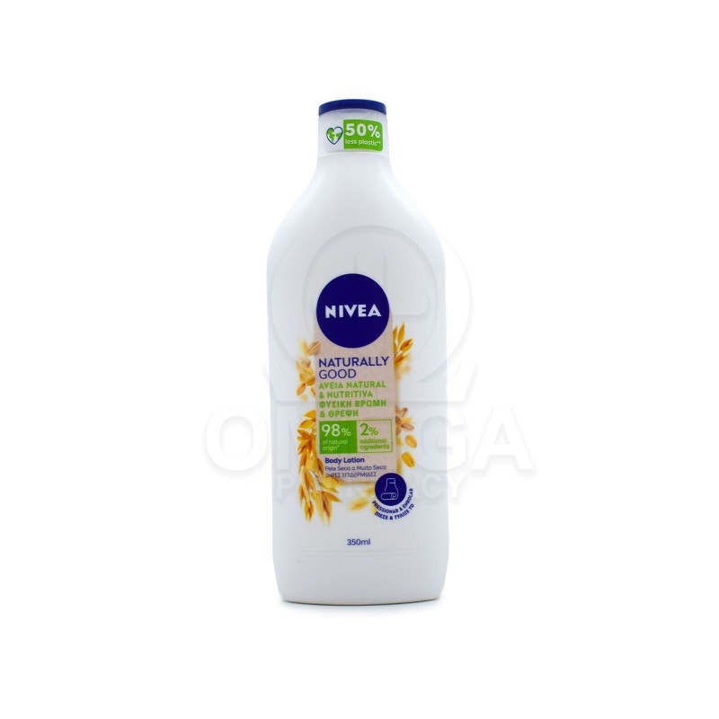 NIVEA Naturally Good Oat Body Lotion Ενυδάτωση Σώματος 350ml