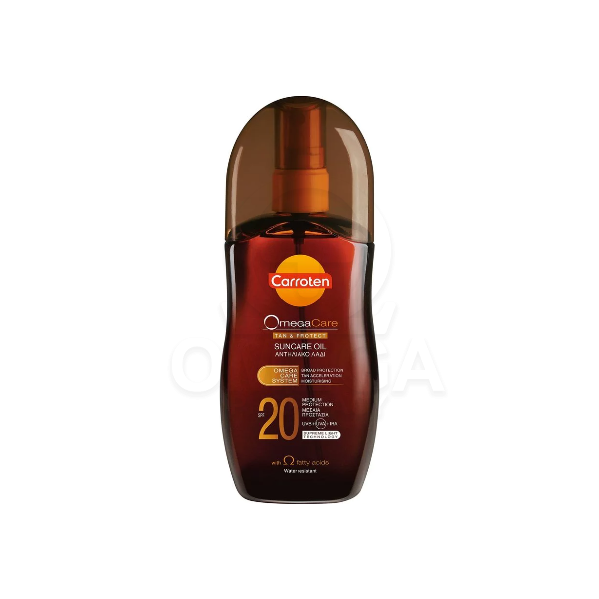 CARROTEN OmegaCare Tan & Protect Suncare Oil SPF20 Αντηλιακό Λάδι