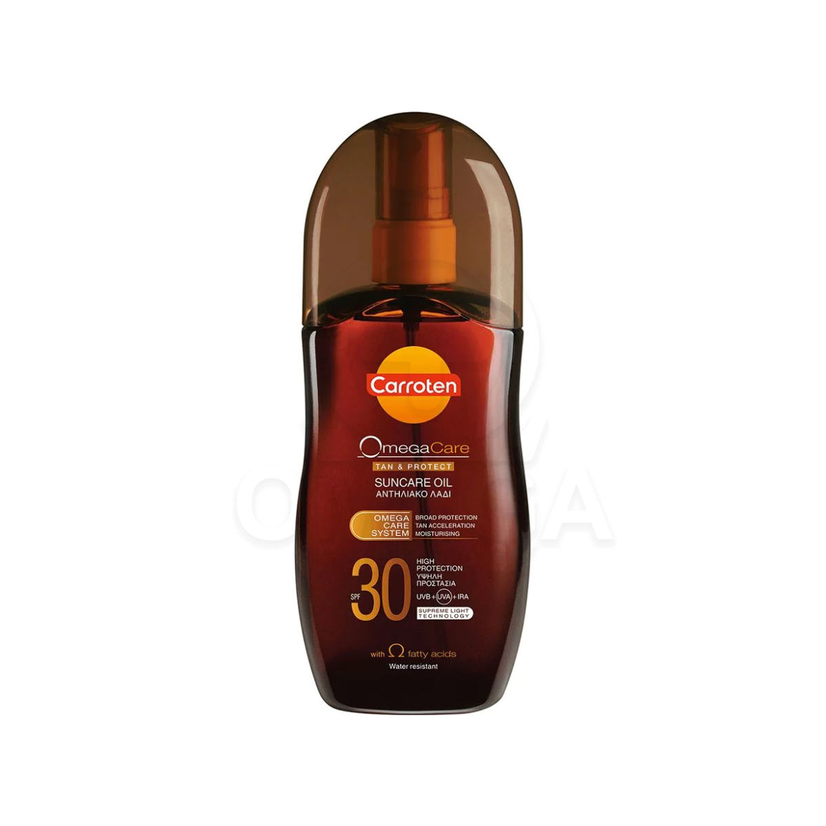 CARROTEN OmegaCare Tan & Protect Suncare Oil SPF30 Αντηλιακό Λάδι