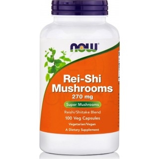 NOW FOODS Rei-Shi Mushrooms 270mg 100veg.caps