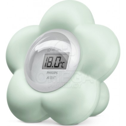 PHILIPS AVENT Ψηφιακό Θερμόμετρο Δωματίου & Μπάνιου Mint (SCH480/20)