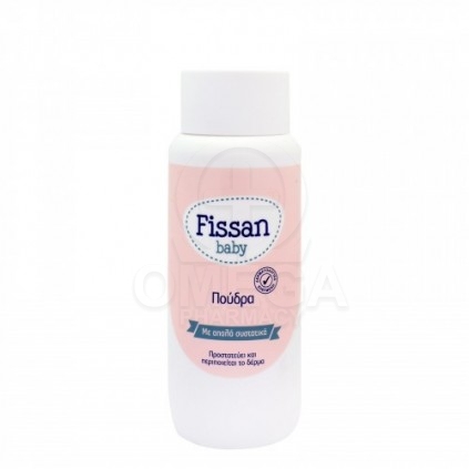 FISSAN Baby Πούδρα Προστατεύει Αποτελεσματικά το Δέρμα από Ερεθισμούς 100gr