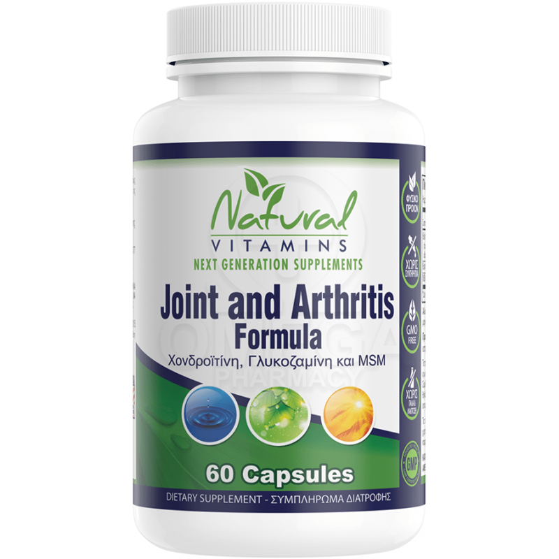 NATURAL VITAMINS Joint and Arthritis Formula 60caps