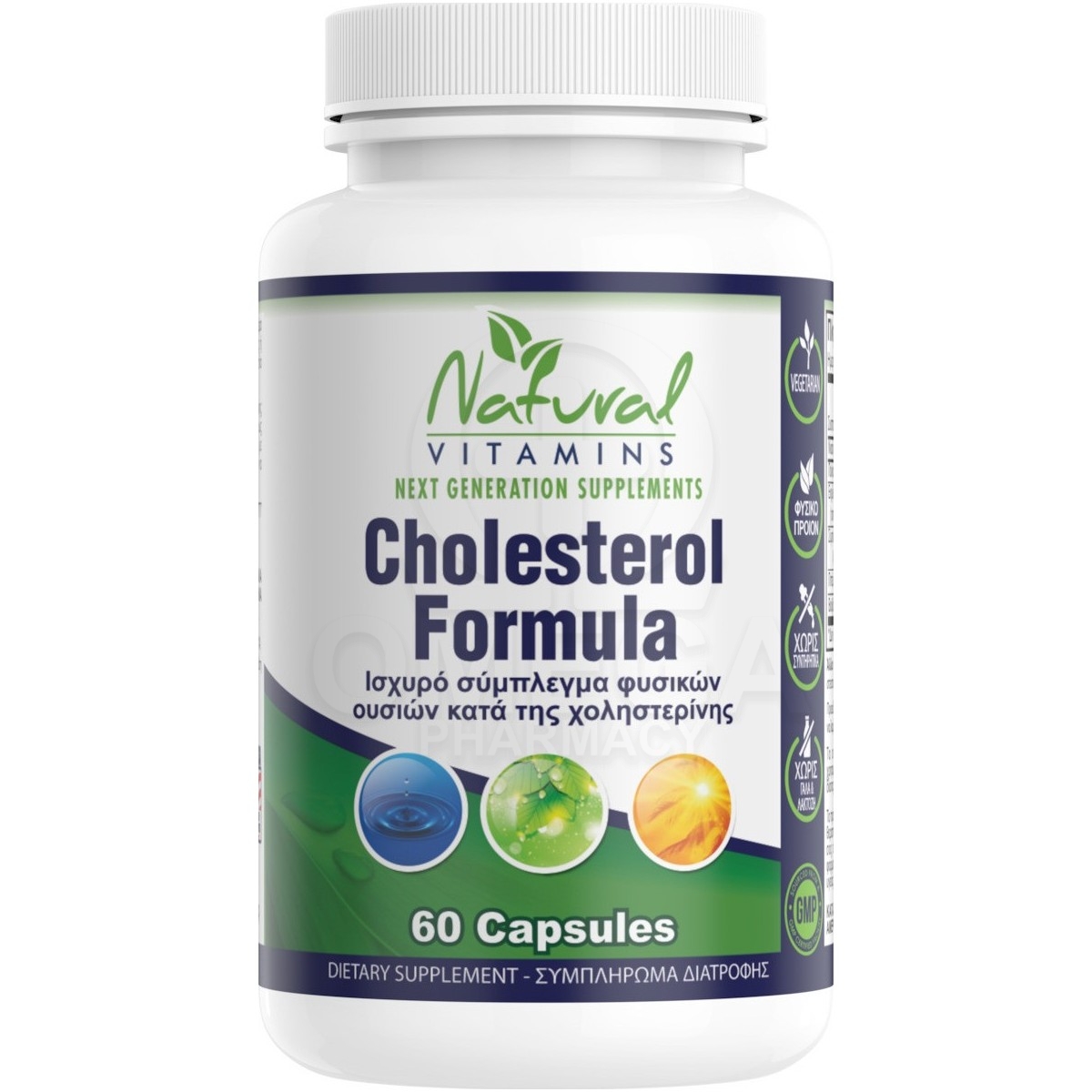 NATURAL VITAMINS Cholesterol Formula 60caps