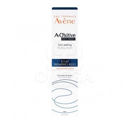 AVENE A-Oxitive Night Peeling Cream Κρέμα Προσώπου Νύχτας με Δράση Peeling για Λάμψη & τις Πρώτες Ρυτίδες 30ml