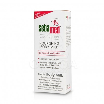 SEBAMED Nourishing Body Milk Ενυδατικό Γαλάκτωμα Σώματος για Ξηρό & Ερεθισμένο Δέρμα 200ml