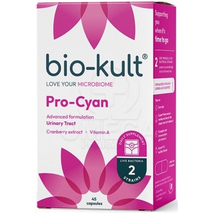 BIO-KULT Pro-Cyan Advanced Formulation Urinary Tract 45caps