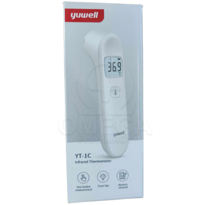 YUWELL YT-1C Ifrared Thermometer Ανέπαφο Θερμόμετρο Μετώπου 1τμχ
