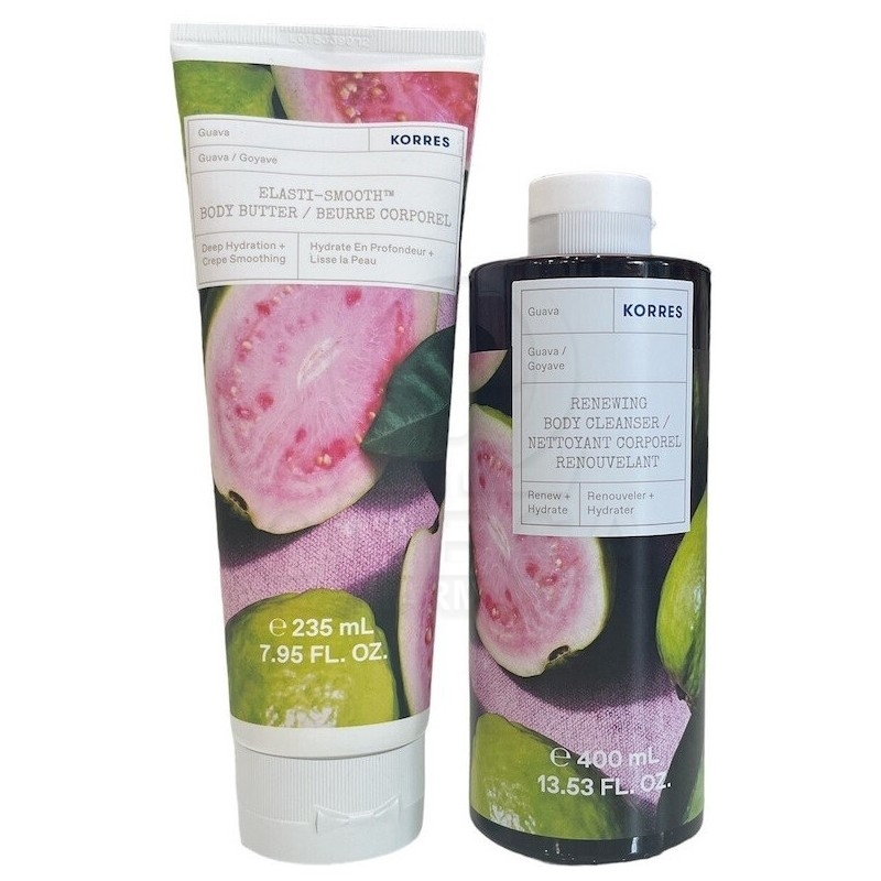 KORRES Promo με ElastiSmooth Body Butter Guava 235ml & Αφρόλουτρο Guava 400ml