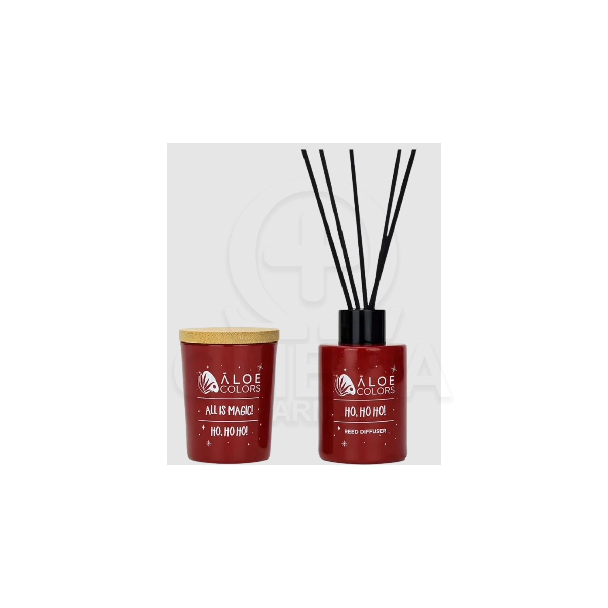 ALOE+ COLORS Promo Ho, Ho, Ho με Reed Diffuser 1τμχ & Soy Candle 1τμχ