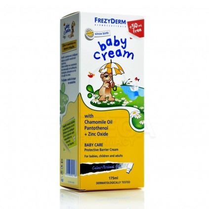 FREZYDERM Baby Cream Αδιάβροχη Προστατευτική Κρέμα για Σύγκαμα 175ml 