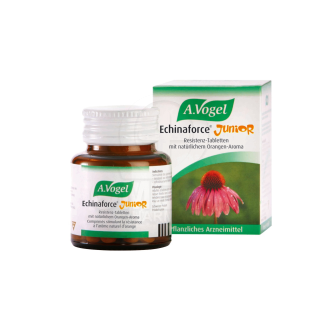 A. VOGEL Echinaforce Junior Cold & Flu Φυτικό Παιδικό Συμπλήρωμα Διατροφης Εχινάκειας για την Ενίσχυση του Ανοσοποιητικού με Γεύ