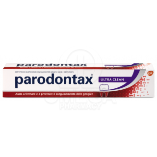 PARODONTAX Ultra Clean Toothpaste Οδοντόκρεμα Καθημερινής Χρήσης με Φθόριο για Υγιή Ούλα & Δυνατά Δόντια Κατά της Αιμορραγίας τ