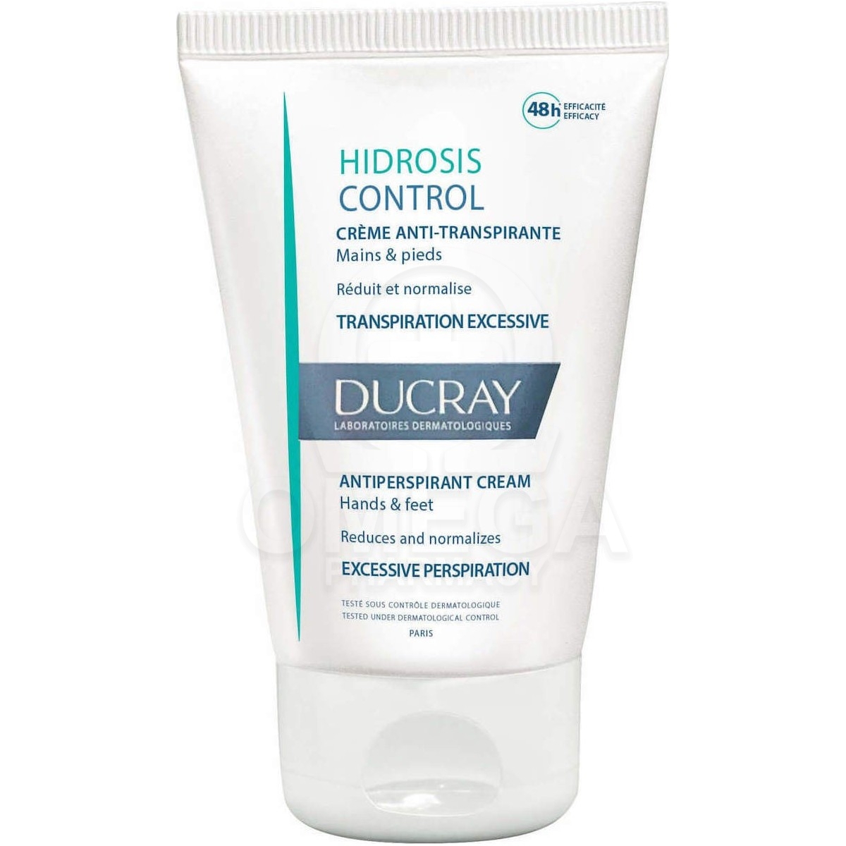 DUCRAY Hidrosis Control Antiperspirant Hands & Feet Cream Κρέμα Κατά