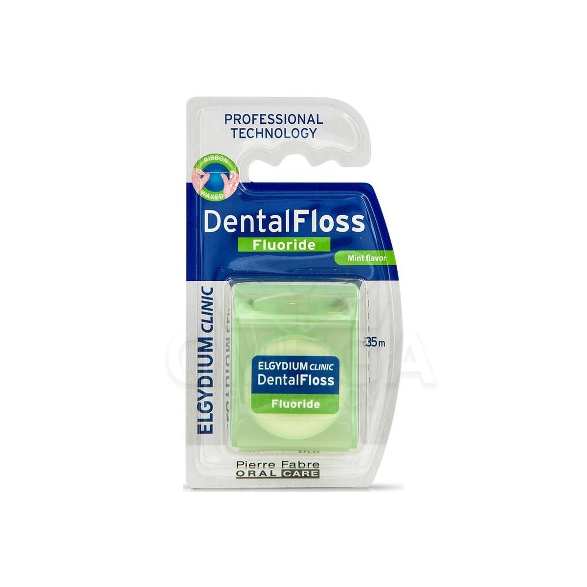 ELGYDIUM Clinic Dental Floss Fluoride Mint Οδοντικό Νήμα Εμπλουτισμένο