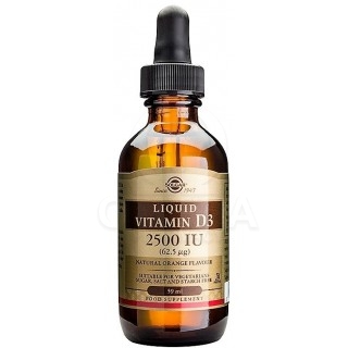 SOLGAR Liquid Vitamin D3 2500IU Συμπλήρωμα Διατροφής Βιταμίνης D3 για την Καλή Υγεία των Οστών & του Ανοσοποιητικού Συστήματος σ