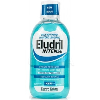 ELGYDIUM Eludril Intense Freshness Alcohol-Free Daily Mouthwash Στοματικό Διάλυμα Καθημερινής Χρήσης για την Καταπολέμιση Βακτηρ