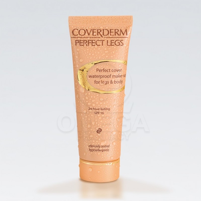 COVERDERM Perfect Legs No.1 SPF 16 Αδιάβροχο Make Up για πόδια & σώμα 50ml