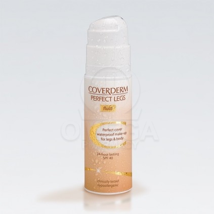 COVERDERM Perfect Legs Fluid SPF40 No.62 Αδιάβροχο make-up για πόδια και σώμα 75ml