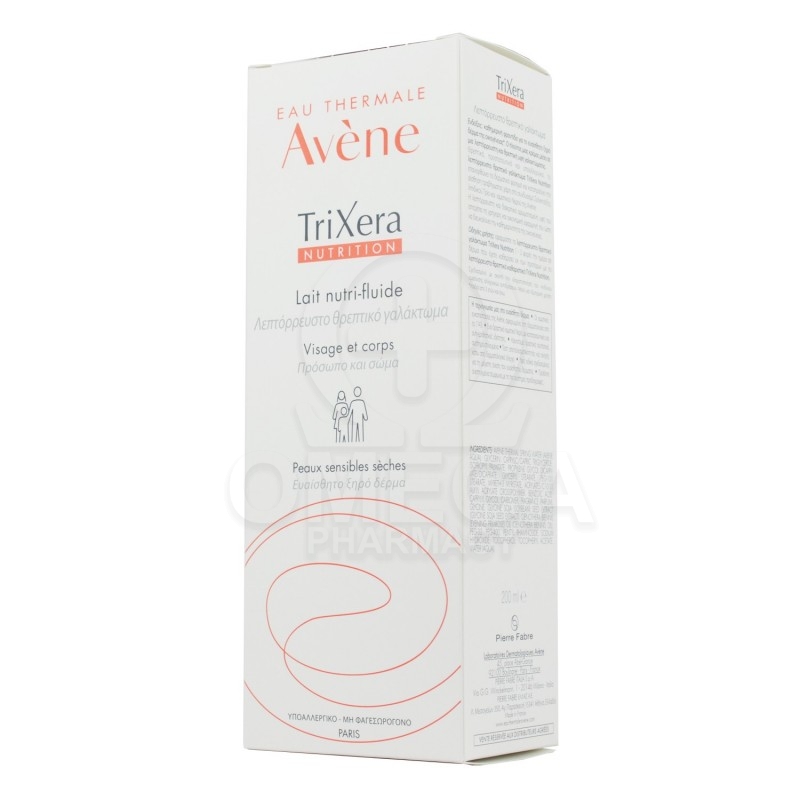 AVENE Trixera Nutrition Baume Nutri-Fluide Λεπτόρρευστο Θρεπτικό Βάλσαμο για το Ξηρό Δέρμα 200ml