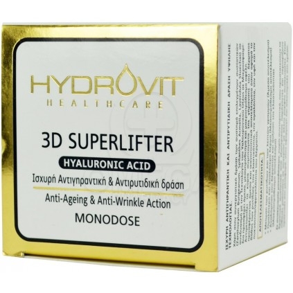 HYDROVIT 3D Superlifter Hyaluronic Acid Monodose Αντιγηραντικός & Αντιρυτιδικός Ορός 60 Μονοδόσεις