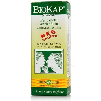 BIOSLINE Biokap Anti-hair Loss Lotion with Specialized Herbal Extracts  Λοσιόν με Εξειδικευμένα Φυτικά Εκχυλίσματα Κατά