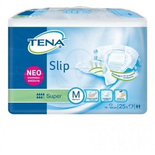 TENA Slip Super Εσώρουχα Ακράτειας Ενηλίκων Μέγεθος Medium 25τμχ