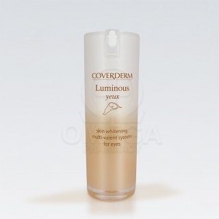COVERDERM Luminous Yeux Λευκαντική & Αντιρυτιδική κρέμα-gel ματιών 15ml
