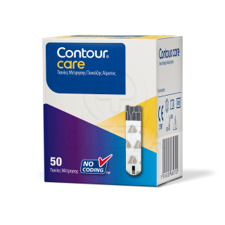 ASCENSIA Contour Care Ταινίες Μέτρησης Σακχάρου 50τμχ