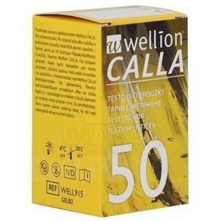 WELLION Calla Ταινίες Μέτρησης Σακχάρου 50τμχ