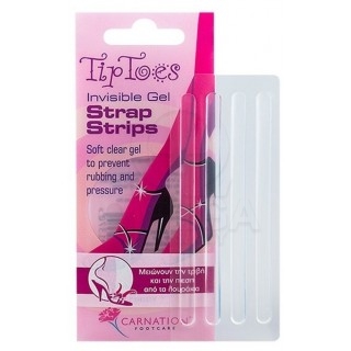 VICAN Carnation TipToes Invisible Gel Strap Strips Προστατευτικό από Ειδικό Απαλό Διάφανο Gel για Άνεση & Ανακούφιση για να Μειώ