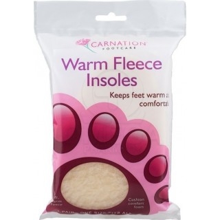 VICAN Carnation Warm Fleece Insoles Χειμωνιάτικοι Πάτοι με Fleece Επίστρωση 1 Ζευγάρι