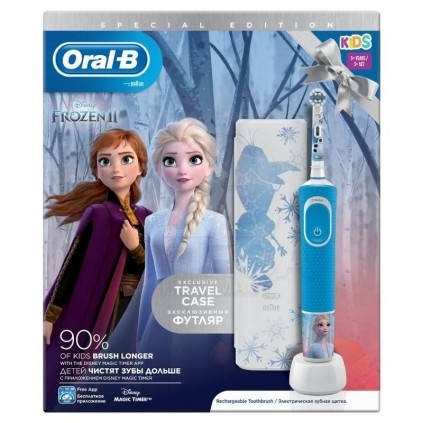ORAL-B Special Edition Frozen II Ηλεκτρική Οδοντόβουρτσα  για Παιδιά άνω των 3 Ετών & Θήκη Ταξιδίου 1τμχ