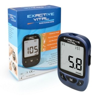 MICROTECH MEDICAL Exactive Vital Μετρητής Σακχάρου Αίματος 1τμχ