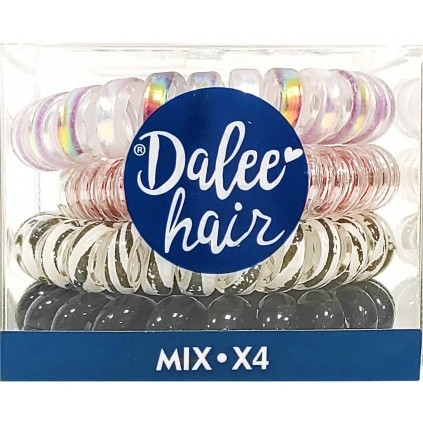 MEDISEI Dalee Hair Mix Σπιράλ Λαστιχάκια Μαλλιών 4 Τεμάχια