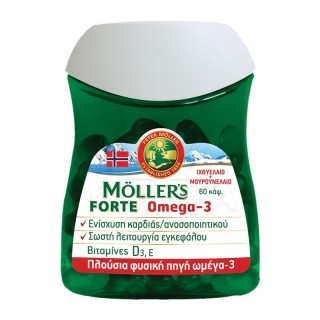 MOLLER'S Forte Omega-3 60 κάψουλες