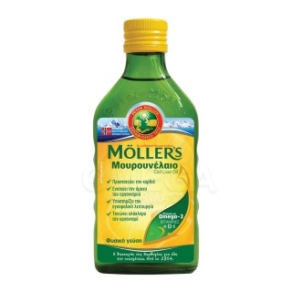 MOLLER'S Μουρουνέλαιο (Cod Liver Oil) Φυσική Γεύση 250ml