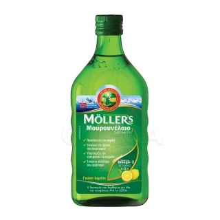 MOLLER'S Μουρουνέλαιο (Cod Liver Oil) με Γεύση Λεμόνι 250ml