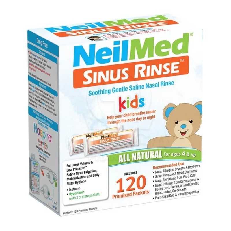 NEILMED Sinus Rinse Kids Pediatric Ανταλλακτικά Ρινικών Πλύσεων για Παιδιά 120 Φακελάκια