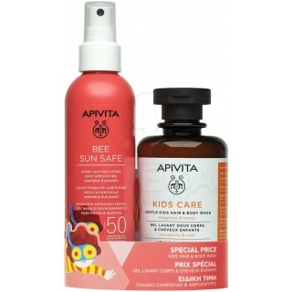 APIVITA Bee Sun Safe Hydra Sun Kids Lotion Easy Application Ενυδατική Αντηλιακή Λοσιόν για Παιδιά - Εύκολη Εφαρμογή με Καλέντουλ