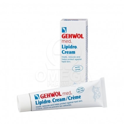 GEHWOL Med Lipidro Cream Υδρολιπιδική Kρέμα για την Φροντίδα της Ξηρής & Ευαίσθητης Επιδερμίδας των Ποδιών 75ml