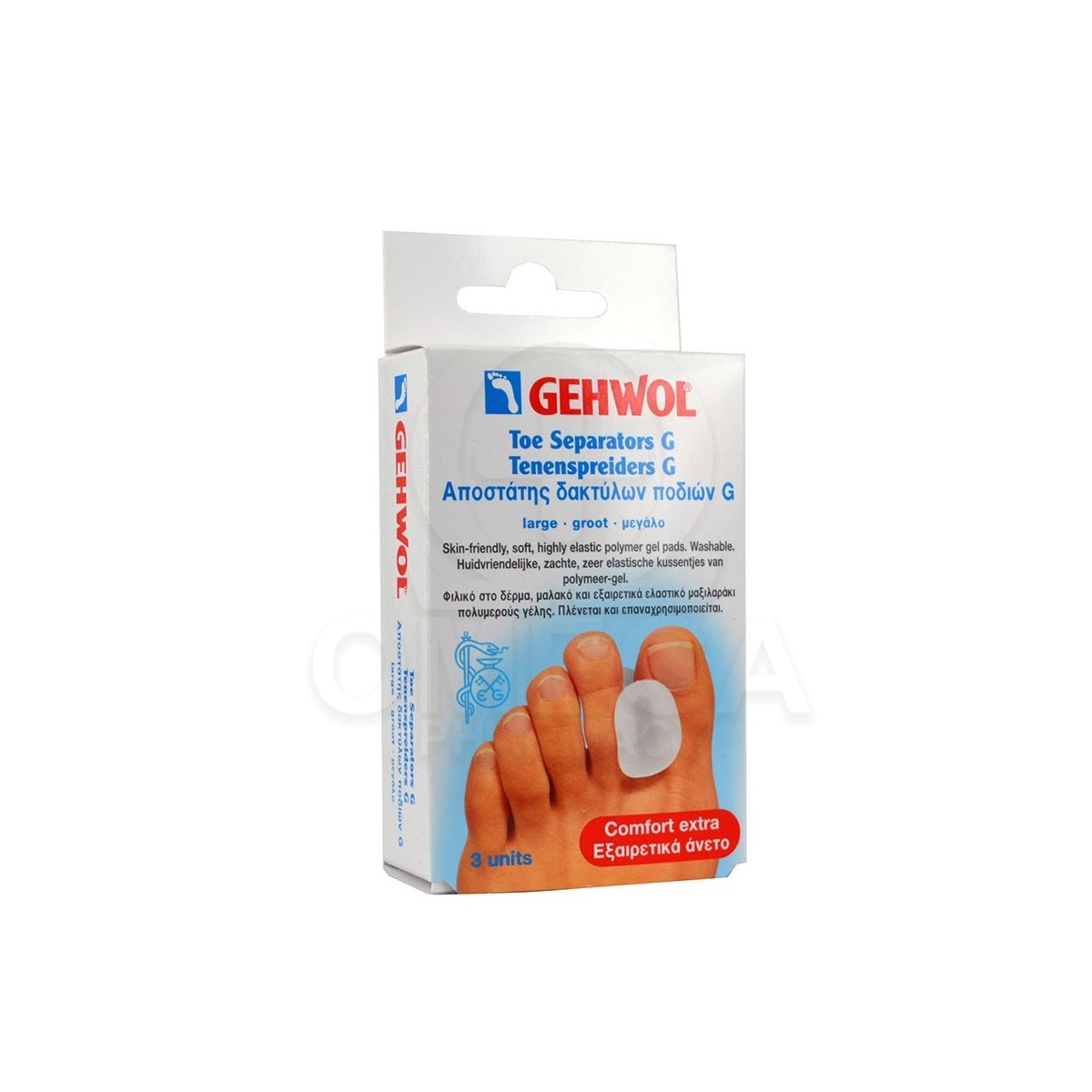 GEHWOL Toe Separator G (Large) Αποστάτης Δακτύλων Ποδιού G (Μεγάλο) 3τμχ