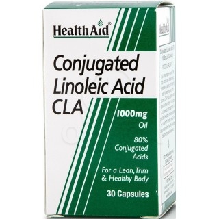 HEALTH AID Conjugated Linoleic Acid (CLA) 1000mg Συμπλήρωμα Διατροφής με Συζευγμένο Λινολεϊκό Οξύ για Καύση Λίπους & Αύξηση Μυϊκ