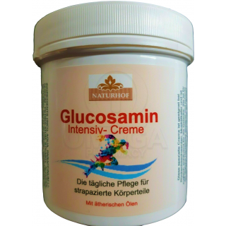 NATURHOF Glugosamine Intesive Creme Κρέμα με Γλουκοζαμίνη για Οστεοαρθρίτιδα & Πόνους στην Πλάτη & στα Γόνατα 250ml