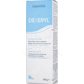 PIERRE FARBE Dexeryl Emollient Cream Μαλακτική Κρέμα για τη Θεραπεία των Συμπτωμάτων του Ξηρού & Ατοπικού Δέρματος 250gr